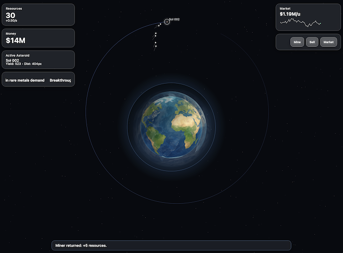 Asteroid Miners — Day 3